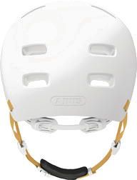 ABUS XOXO helm polar white, achteraanzicht