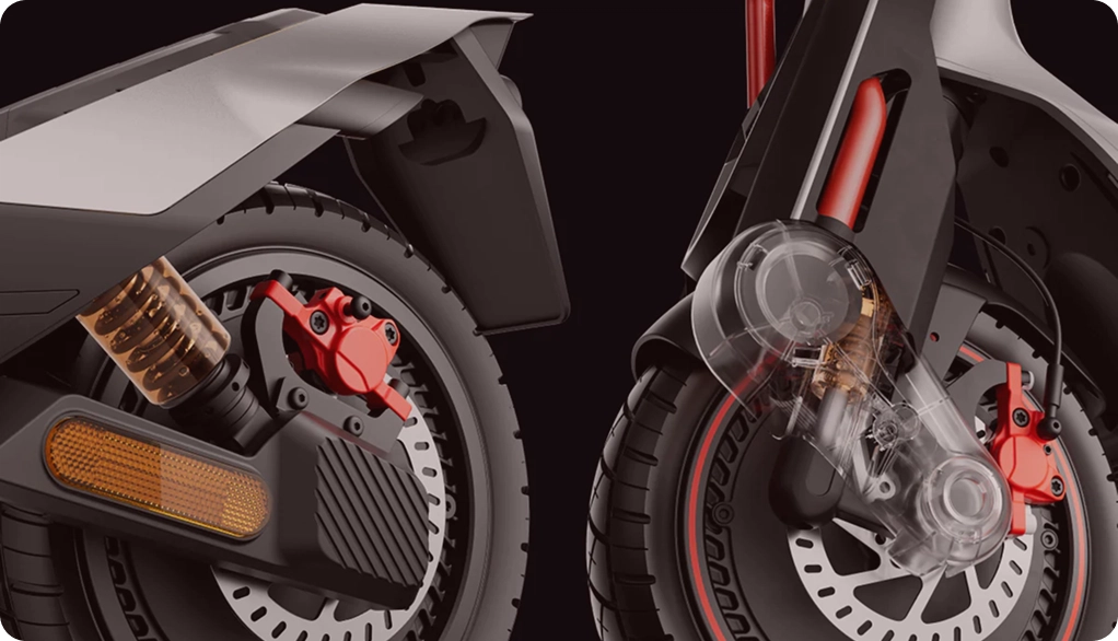 Front and rear axle