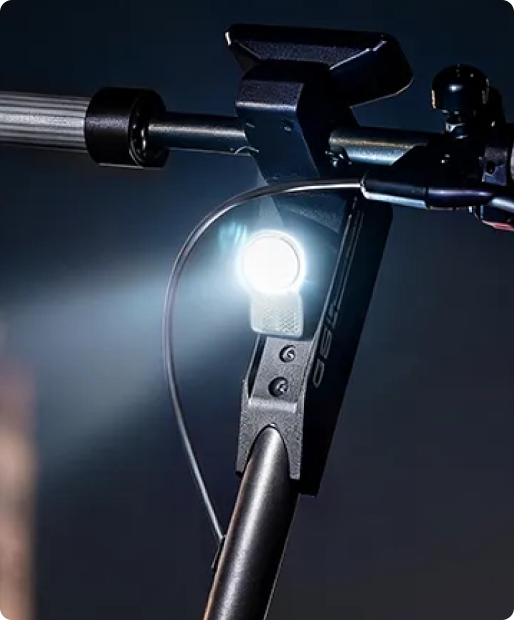 Automatically controlled headlamp