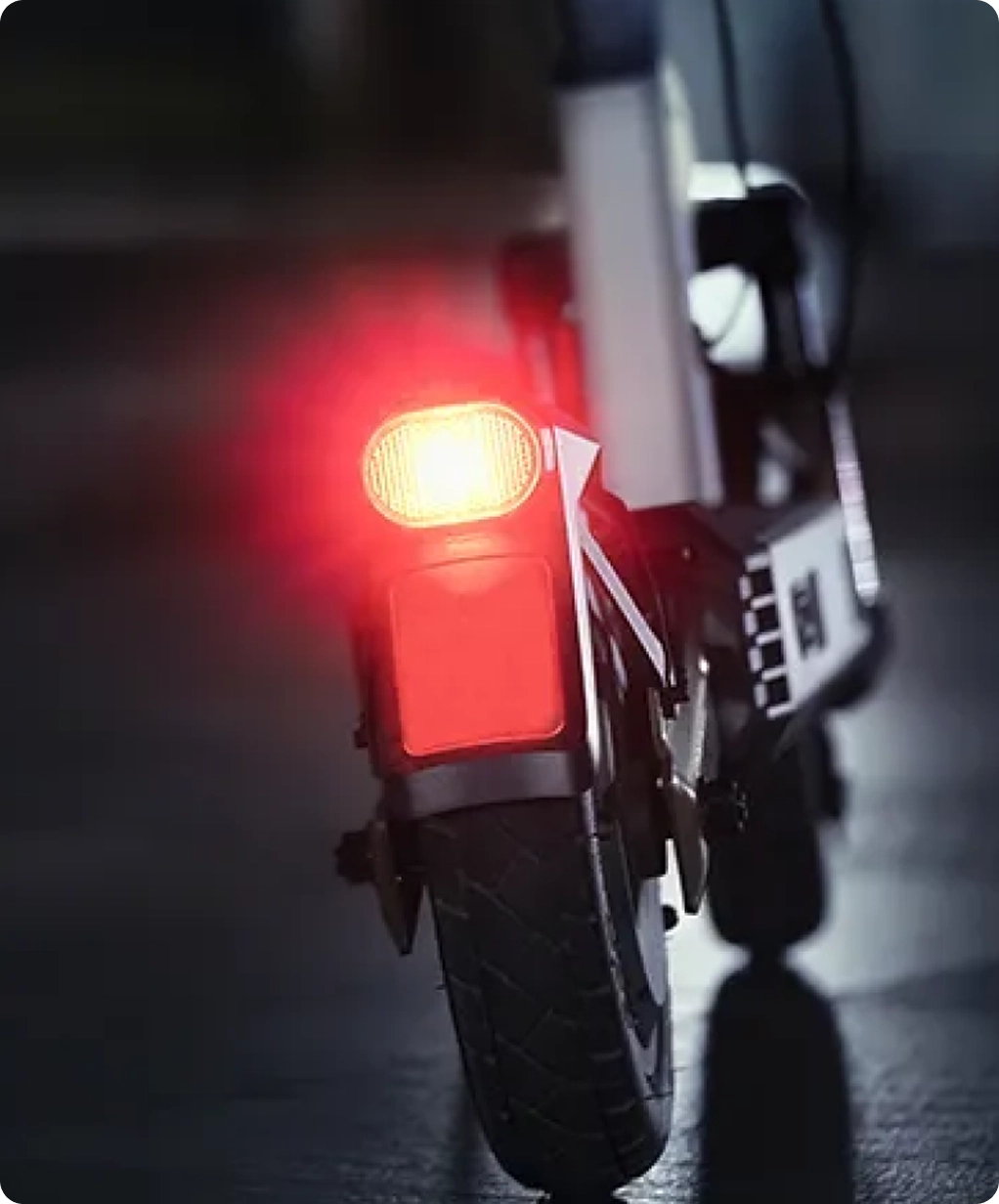 Rear warning lights