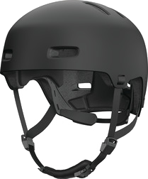 ABUS XOXO helm velvet black, schuin vooraanzicht